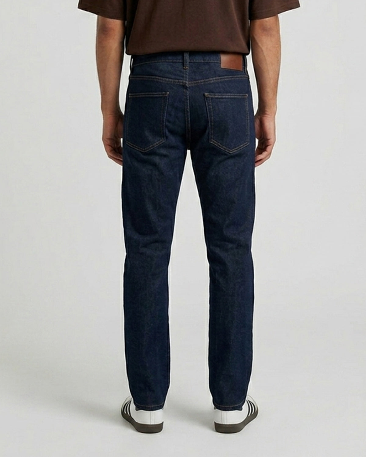 Men Slim Fit Soft Denim Pull&Bear Jeans - Navy Blue