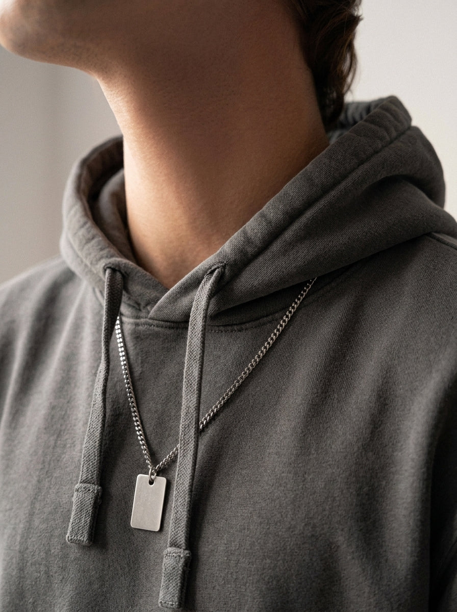 Classic charcoal Fleece Pullover Hoodie
