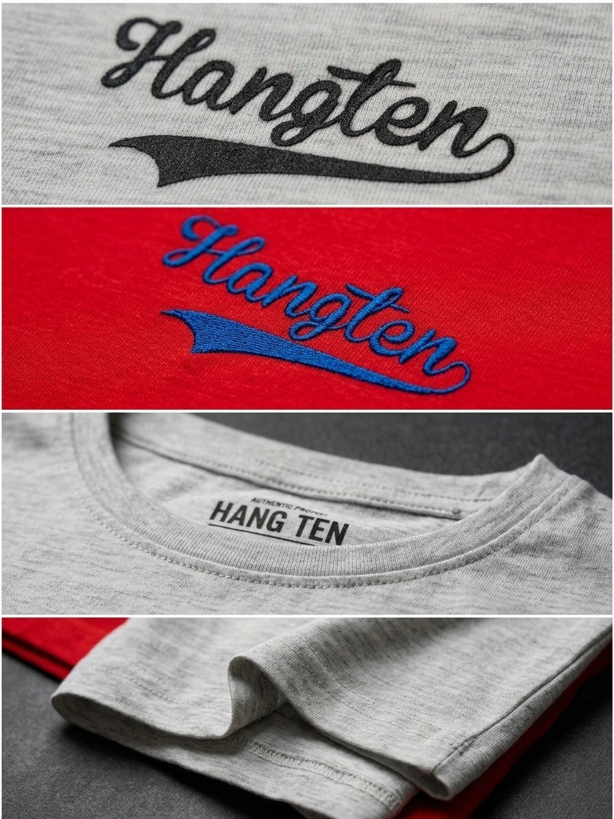 HNGTN Boy Varsity Logo Cotton Jersey T-Shirt