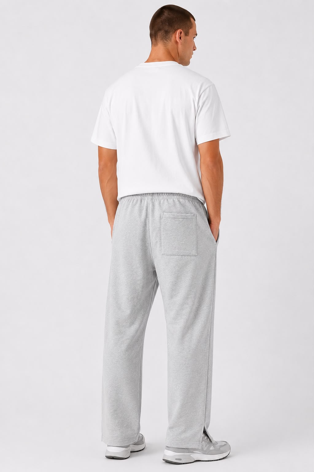 Men’s Relaxed Fit Trouser – Heather Grey