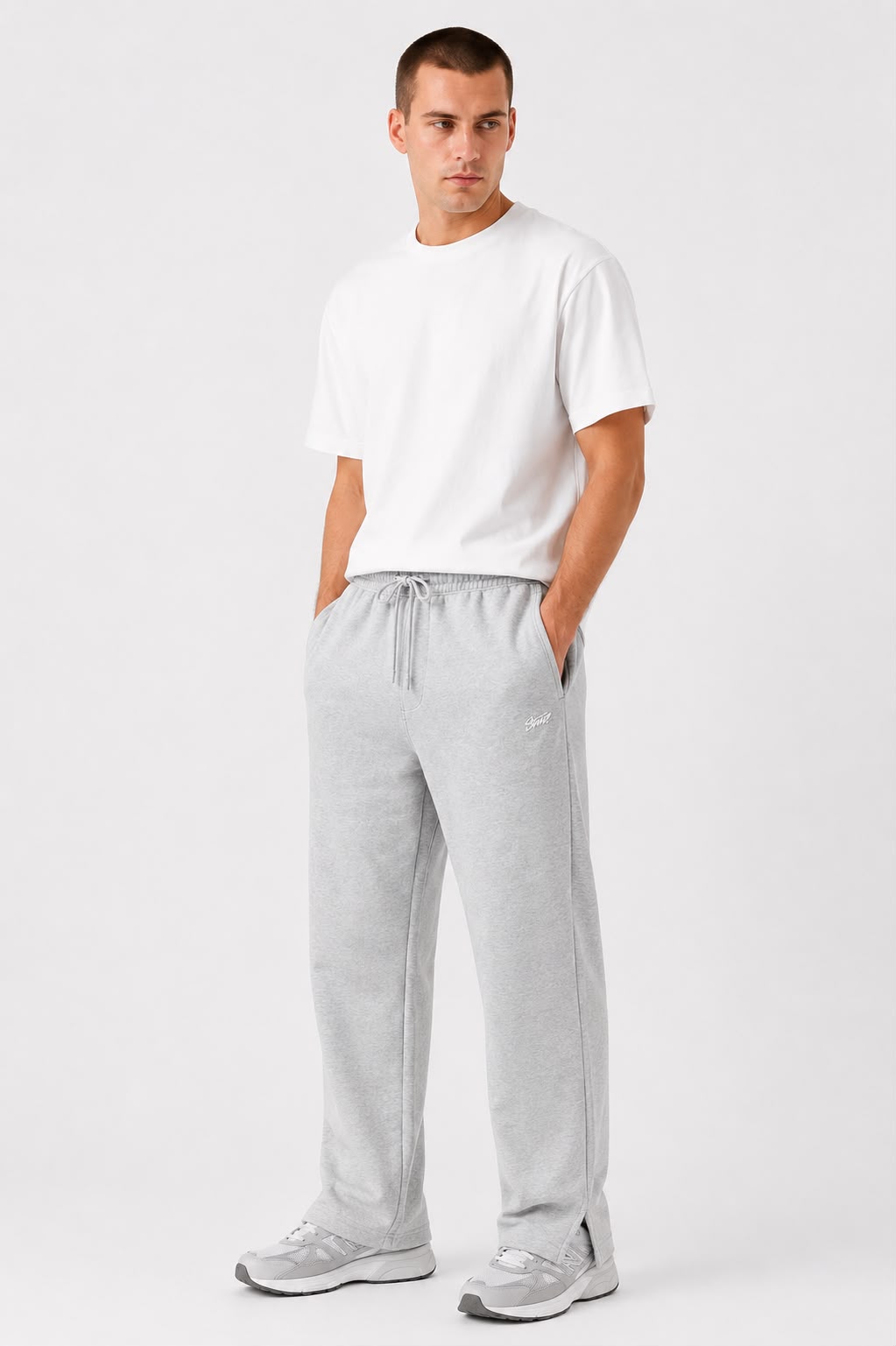 Men’s Relaxed Fit Trouser – Heather Grey