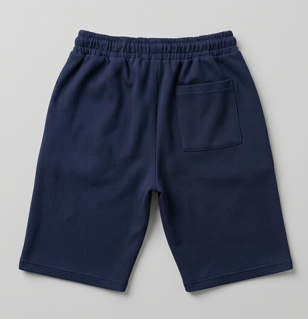 Breakout Boy Terry Cotton Summer Shorts - Navy