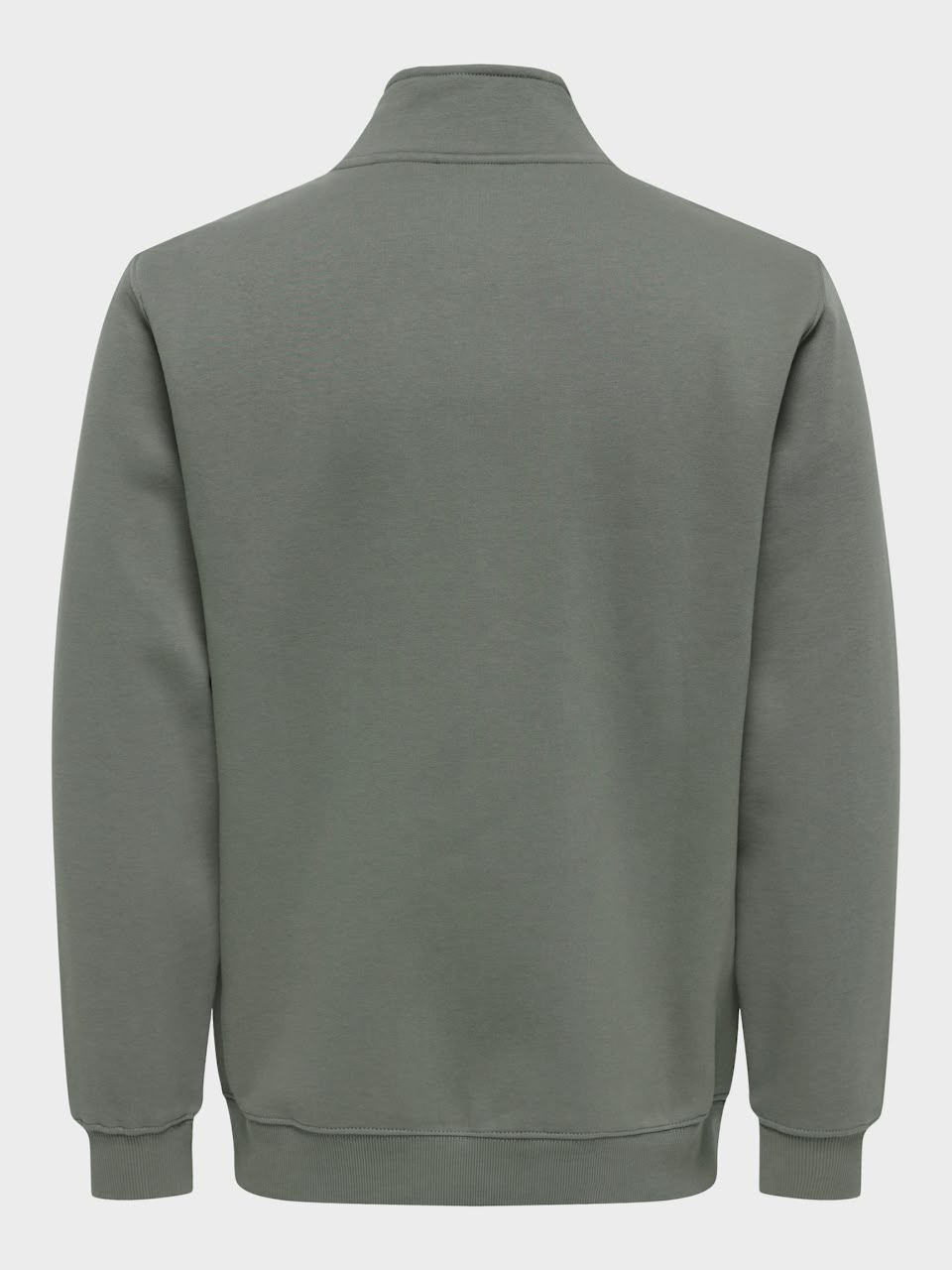 Mock Neck Zipper Sweatshirt