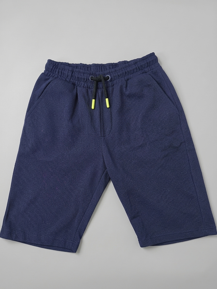 Breakout Boy Terry Cotton Summer Shorts - Navy