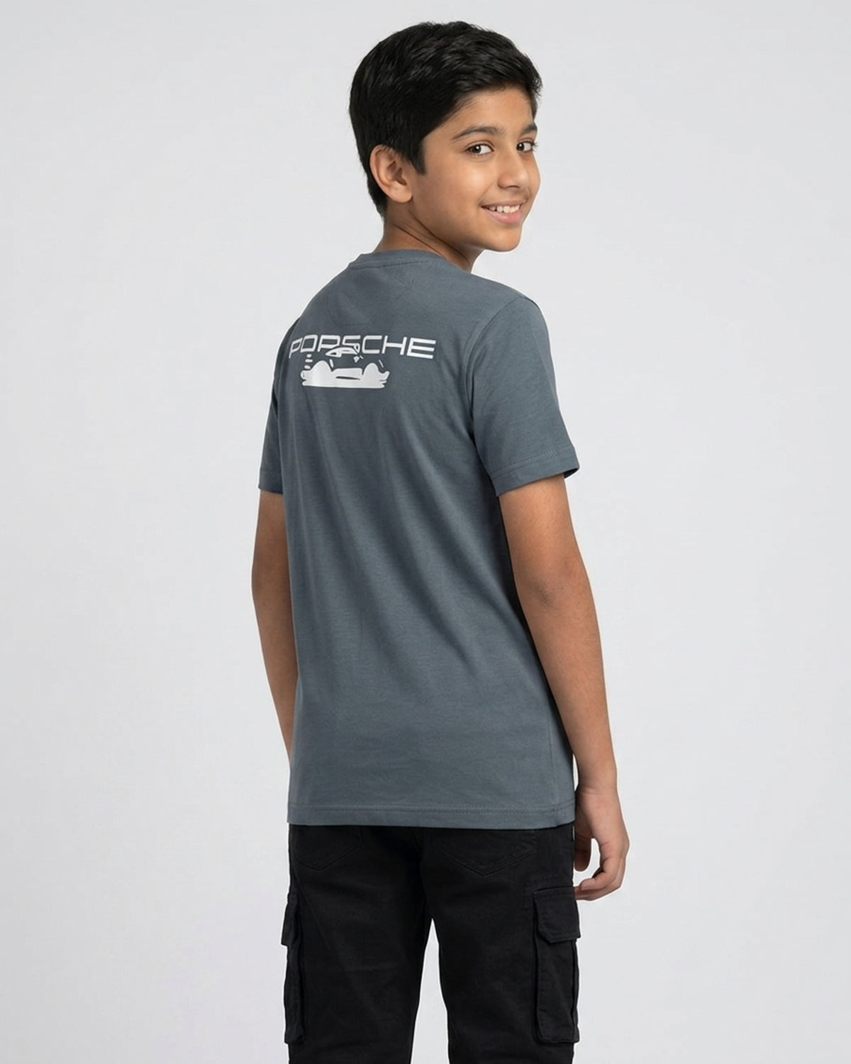 LC 'Porsche 918' Graphic T-Shirt - charcoal Grey