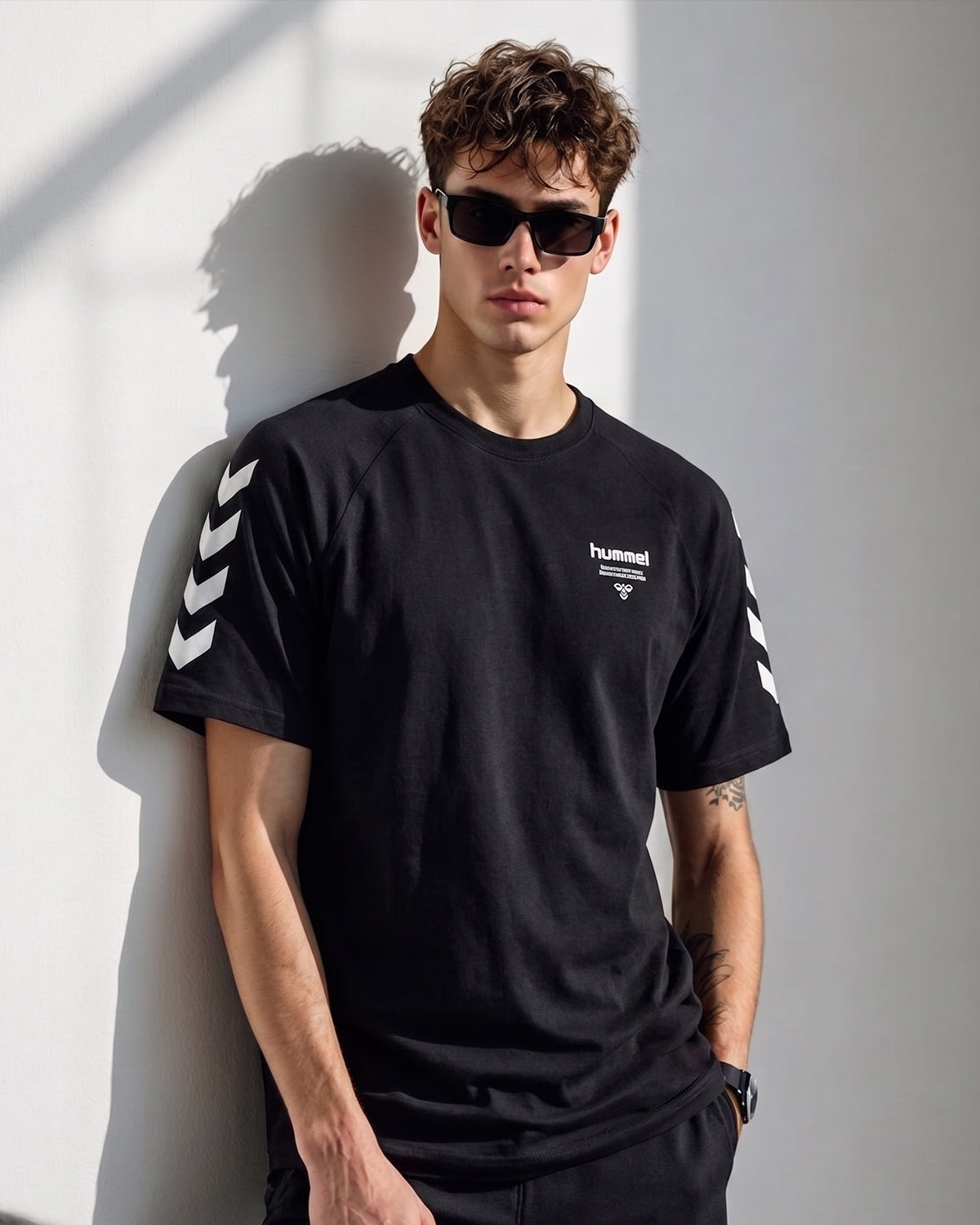 Hummel Cotton Graphic T-Shirt - Black