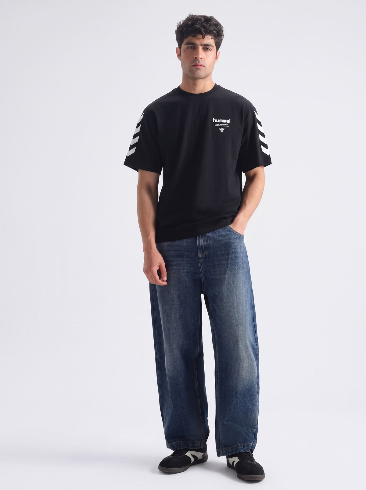 Hummel Cotton Graphic T-Shirt - Black