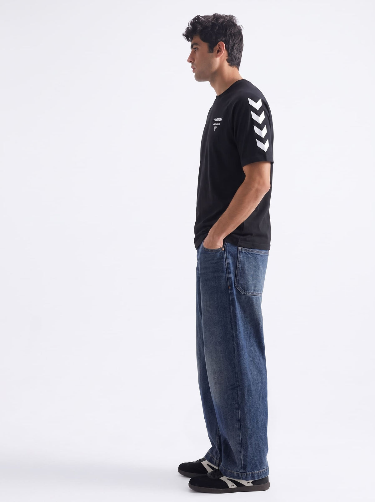 Hummel Cotton Graphic T-Shirt - Black