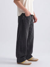 Men’s Charcoal Black Baggy Fit Jeans