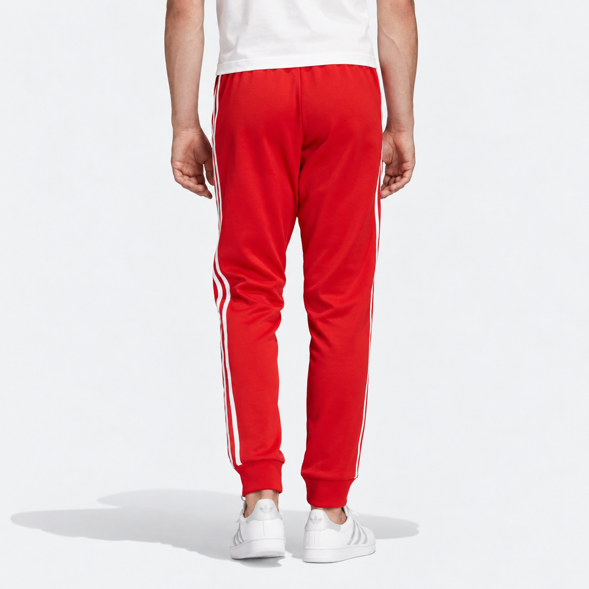 Original Adidas SST Track Pants for Men - Red | Gym & Casual Wear