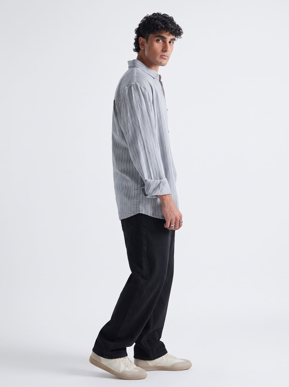 Men's Relax Fit Straight Black Jeans