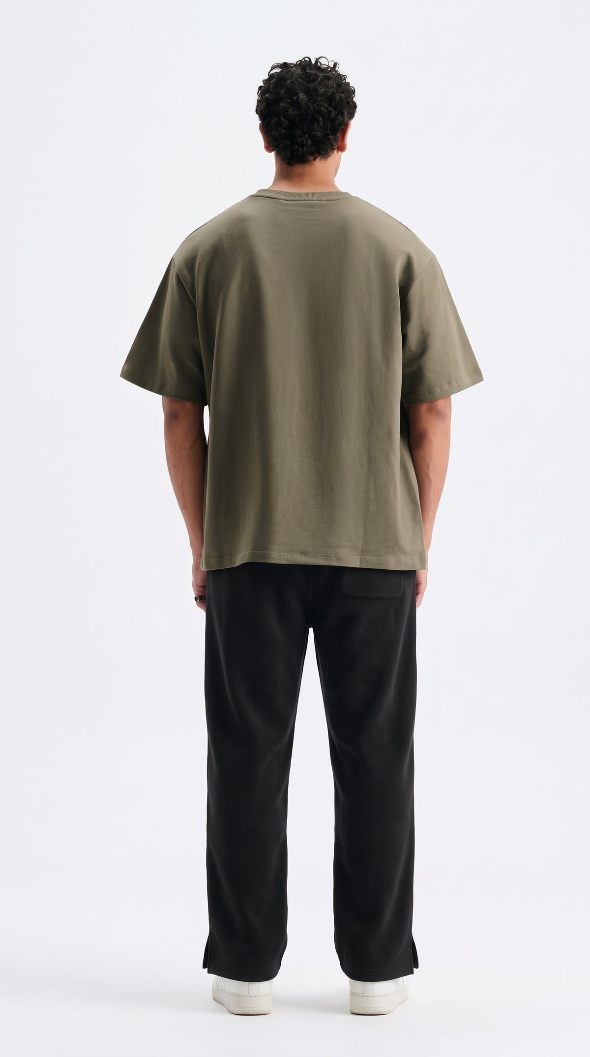 Men’s Relaxed Fit Trousers – Black