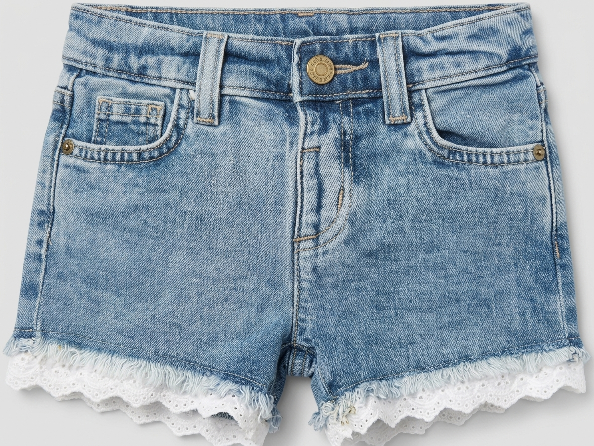 Girl's Infants & Toddlers Denim Shorts - Heritage Blue