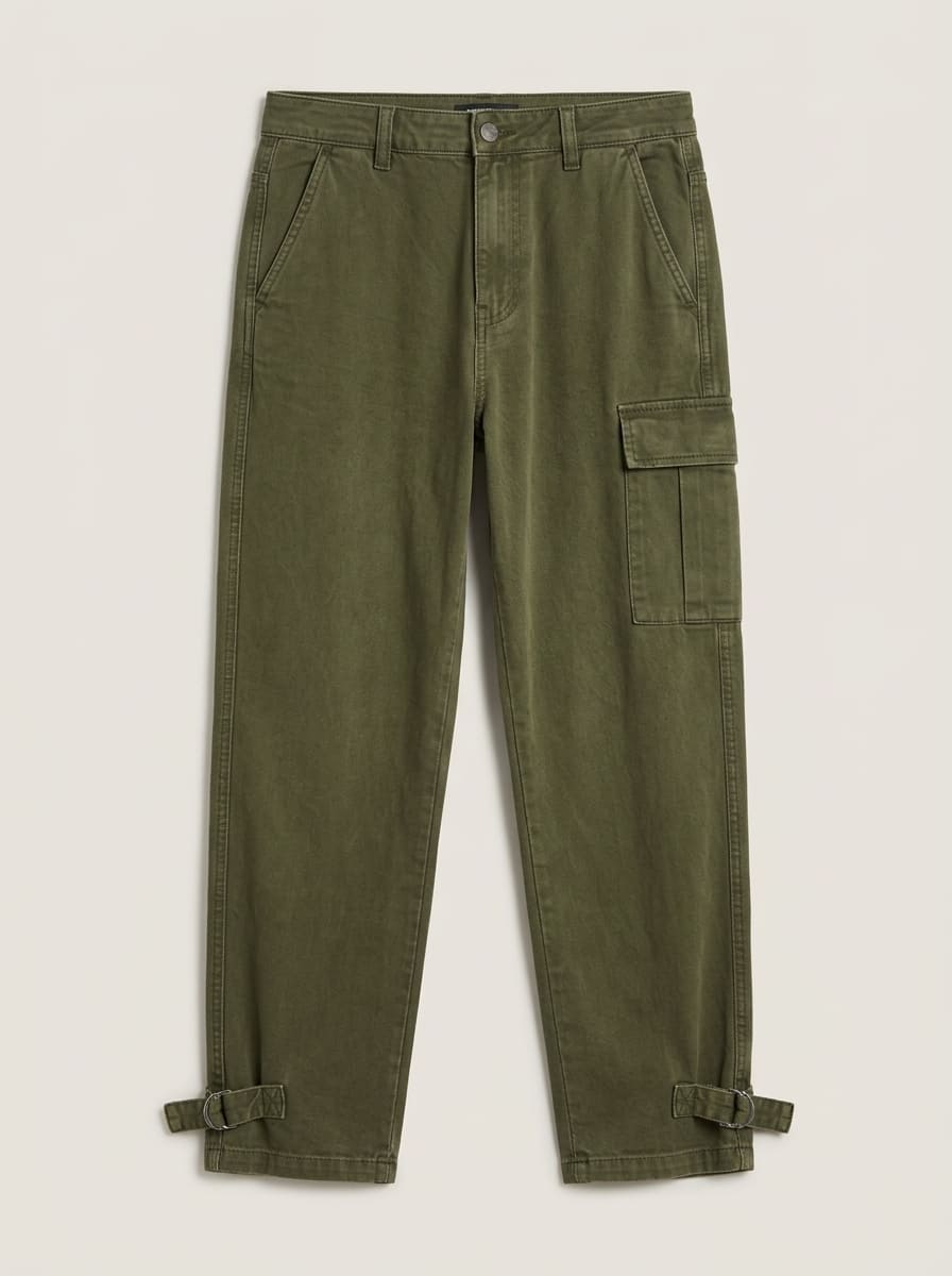 Men's relax fit cargo trouser - Green