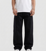 Men's Relax Fit Straight Jeans Black - (Dropsize) Export Leftover Premium Jeans