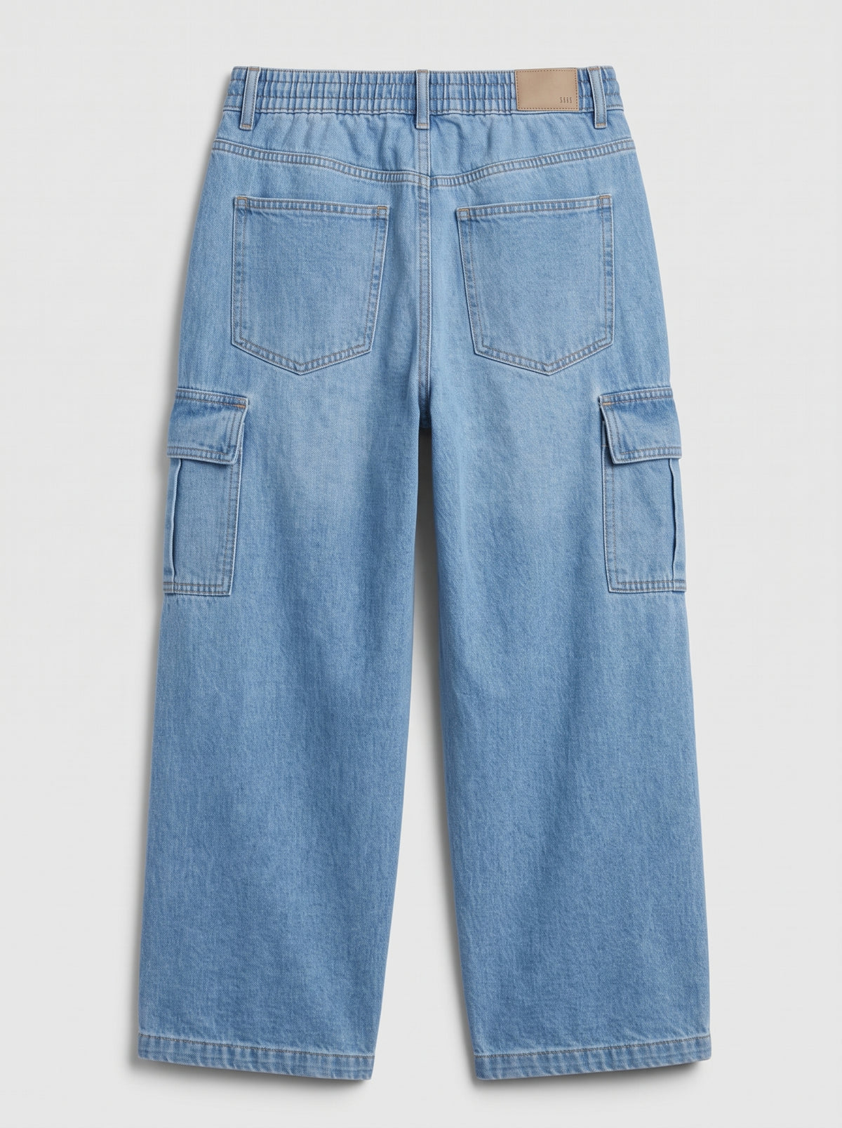 Men’s Cargo Jeans – Baggy Fit | Sky Blue