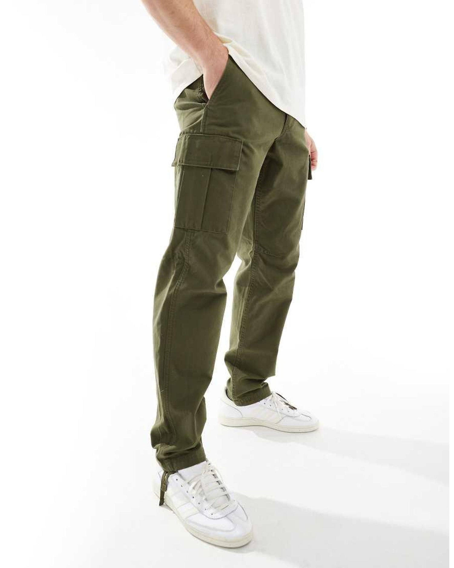 Jack & Jones Men relax fit cargo trouser - Green